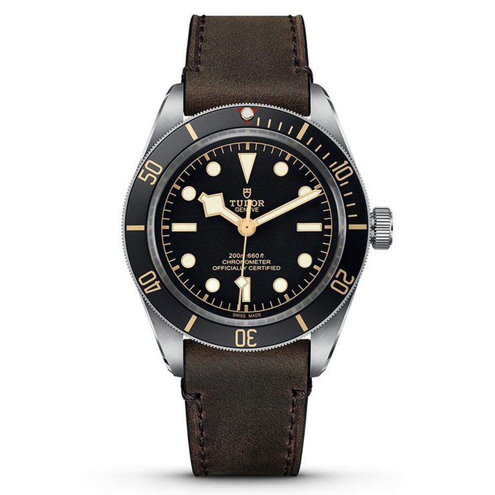 Tudor Black Bay 58 negro piel