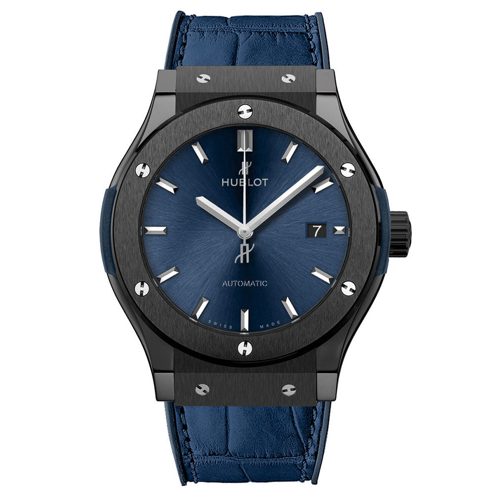 reloj hombre Hublot Classic Fusion azul - Chocron Joyeros- 542.CM.7170.LR