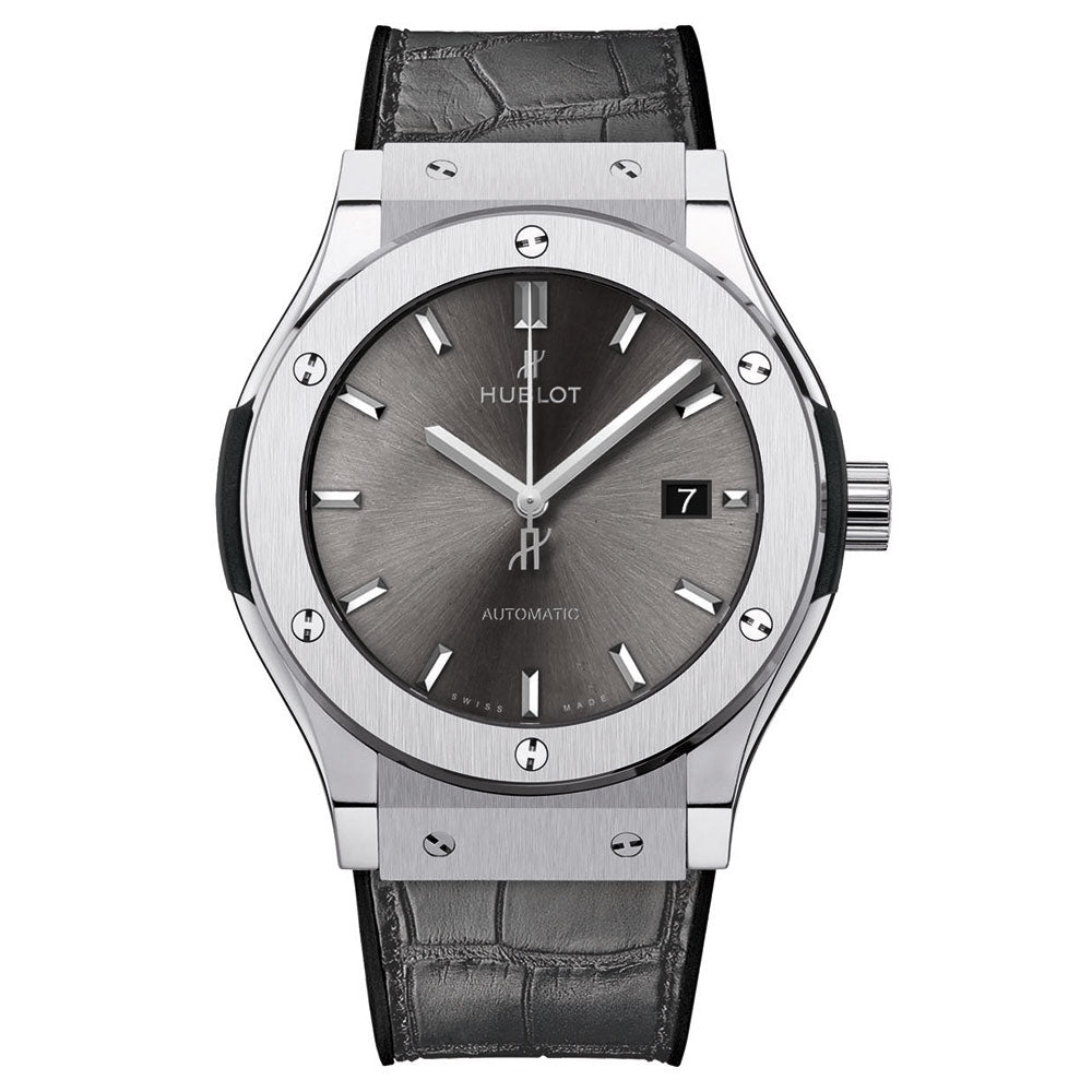 reloj hombre Hublot Classic Fusion titanio gris - Chocrón Joyeros- 542.CM.7170.LR