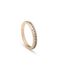 media alianza oro rosa con diamantes en carril_Chocrón Joyeros_J4759SB