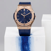 Hublot Classic Fusion King Gold azul 42_Chocrón Joyeros