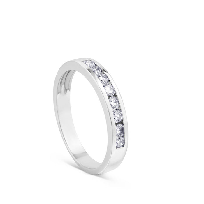 media alianza oro blanco con diamantes en carril_J4300SB_Chocrón Joyeros