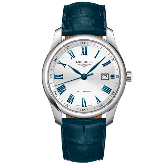 Longines Master Collection esfera plata índice azules_L27934792_Chocron Joyeros distribuidor oficial