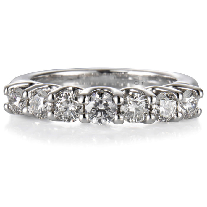 Anillo-media-alianza-oro-blanco-7-diamantes- Ref J5459SB