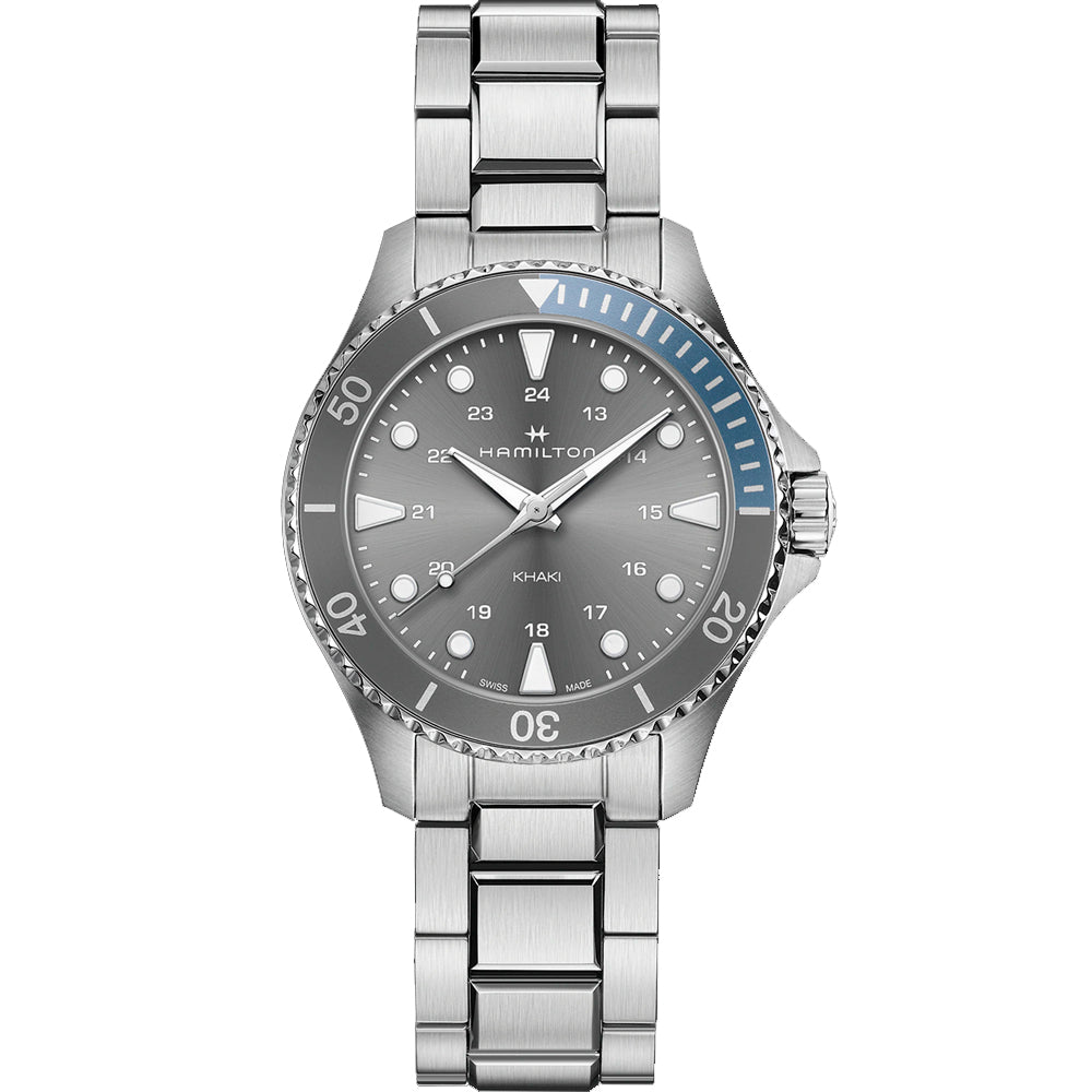 Hamilton Khaki Navy Scuba Quartz 37mm gris|Distruibuidor oficial