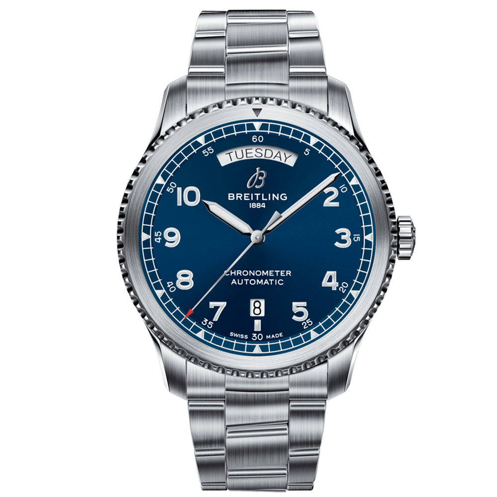 reloj_hombre_Navitimer_8_automatic_Day&date_azul_Chocron_Joyeros_A45330101C1A1