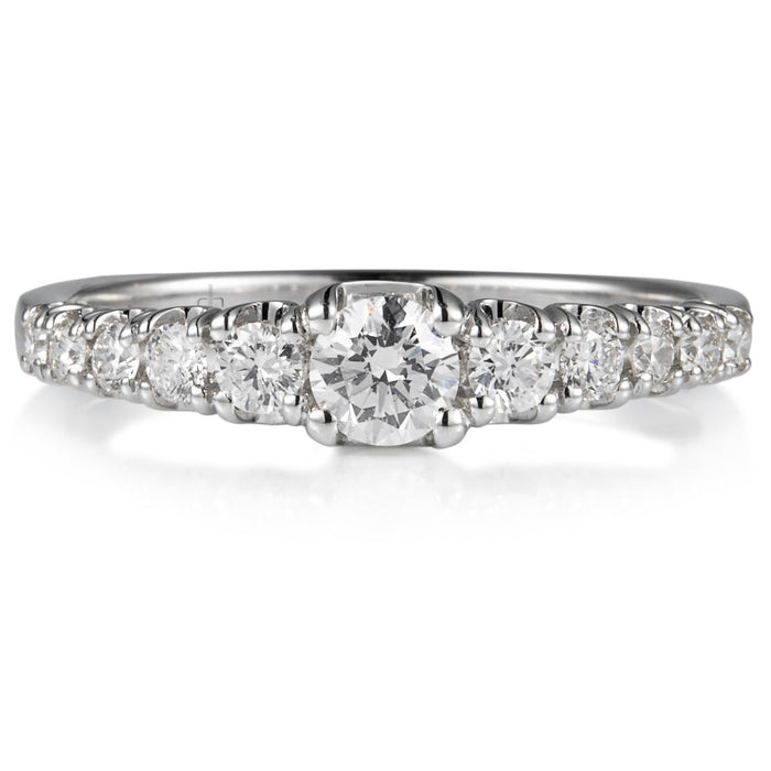 solitario-atenea-oro-blanco-diamantes - Ref J5619SB_Chocrón Joyeros