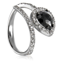 Sortija-oro-blanco-diamantes-diamante-negro-marquise - Ref J5510SB