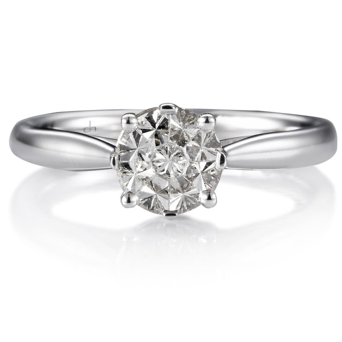 Sortija_oro_blanco_diamantes_engaste_invisible_8_garras - Ref J5567SB_Chocron_Joyeros