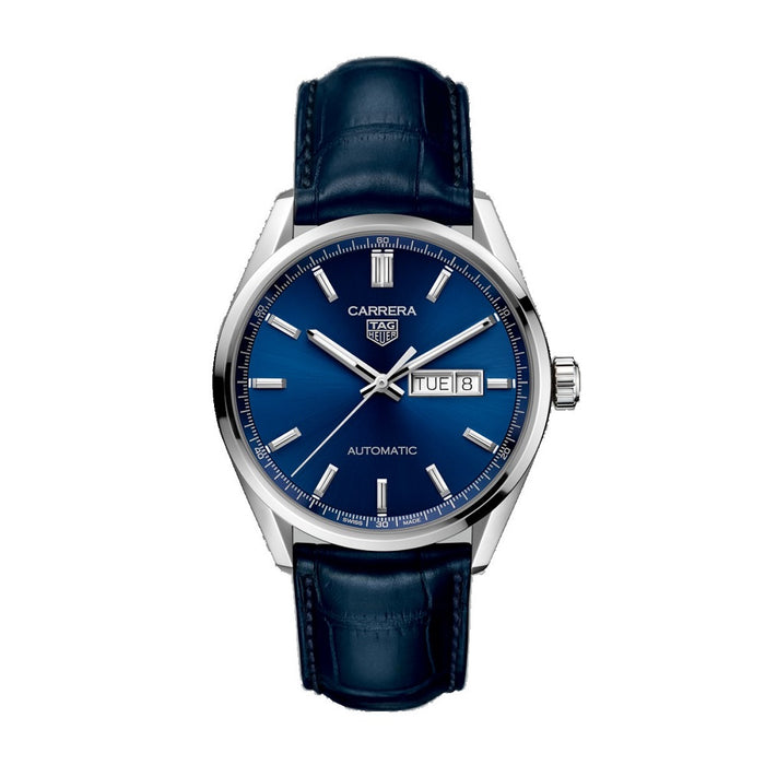 TAG Heuer Carrera Day Date esfera azul correa 41mm