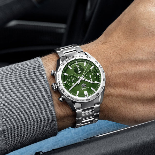 TAG Heuer Carrera Calibre Heuer 02 Chronograph 44mm Esfera Verde