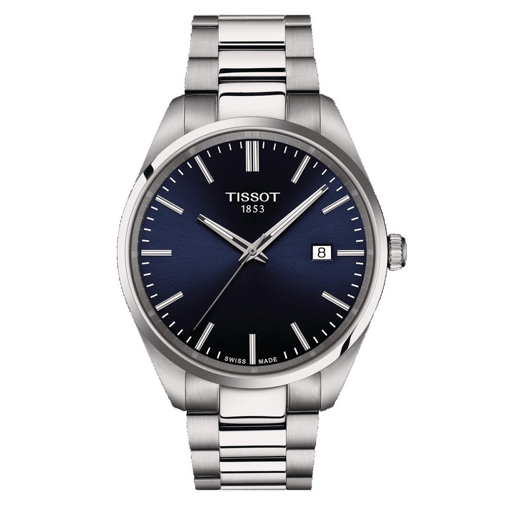 tissot_pr_100_esfera_azul_40mm_vista_modelo_T1504101104100