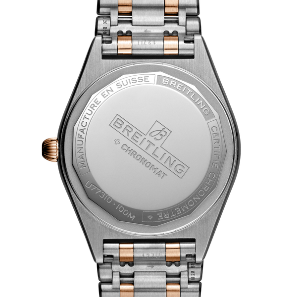 Breitling Chronomat 32 mm Acero y Oro rojo Diamantes SuperQuartz™