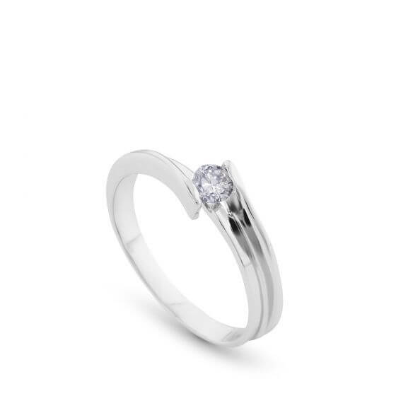 Solitario-oro-blanco-diamante-montura-envolvente - Ref J4704SB_Chocrón joyeros