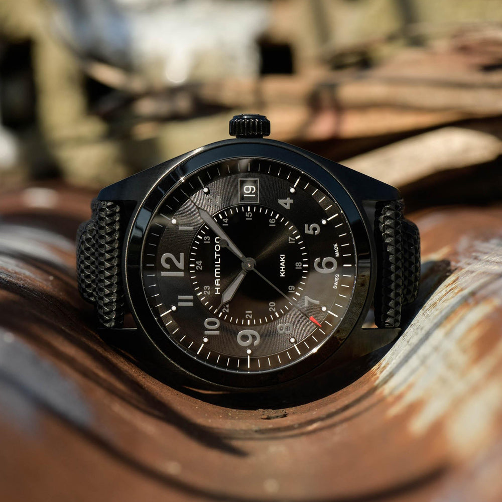 Hamilton Khaki Field PVD negro 40mm