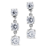 Pendientes-desmontables-oro-blanco-diamantes - Ref J3811PB
