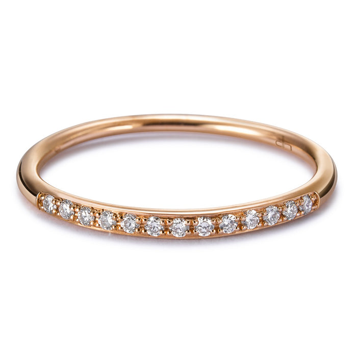 Media-alianza-oro-rosa-diamantes-carril - Ref J5068SB_Chocrón Joyeros