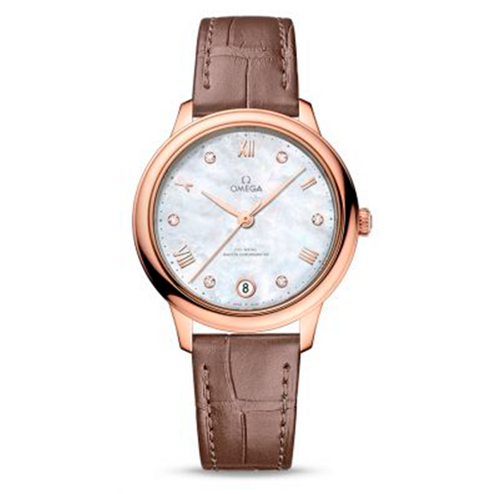 OMEGA_DeVille_Prestige_34mm_Oro_Sedna_Brillantes_Automatico_Distribuidor_Oficial_Chocron_Joyeros
