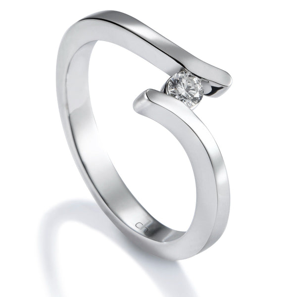 Solitario-sonia-oro-blanco-diamante-talla-brillante - Ref J5208SB_Chocrón Joyeros