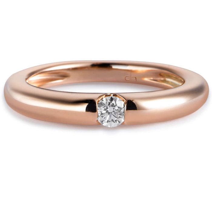 Solitario_venecia_oro_rosa_diamante_embutido_Ref_J5340SB_Chocrón Joyeros