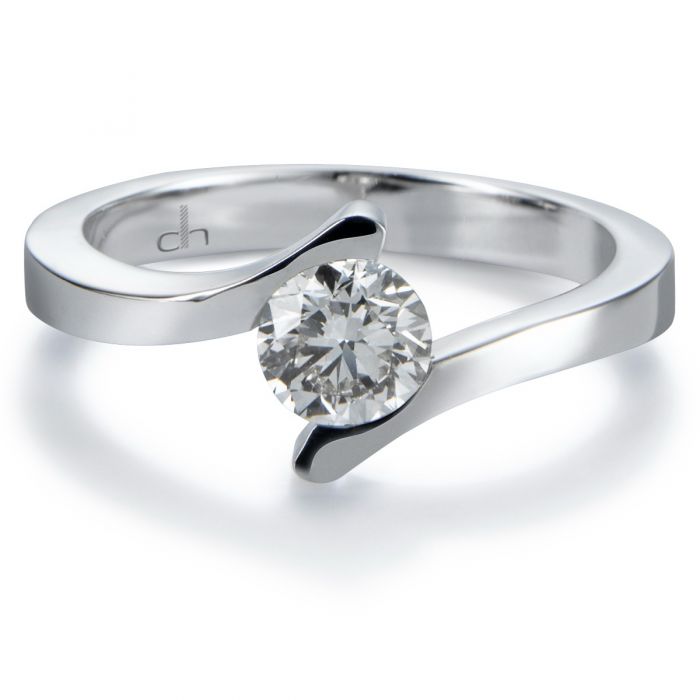 anillo con diamante de chocron joyeros