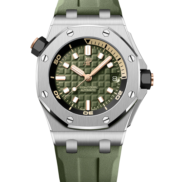 Audemars Piguet Royal Oak Offshore Diver esfera verde 42mm