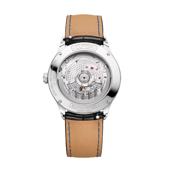 Baume et Mercier Clifton esfera negra 39mm