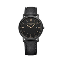 Baume et Mercier Classima esfera negra correa 39mm