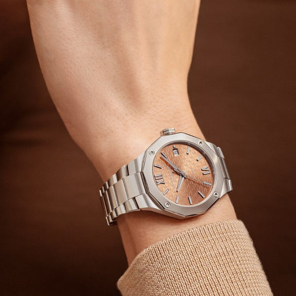 Baume et Mercier Riviera esfera naranja 36mm