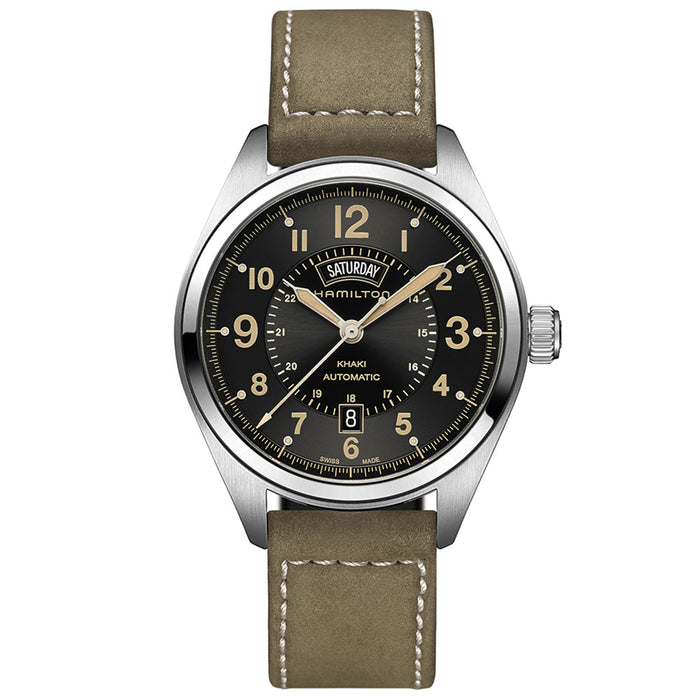 Hamilton Khaki Field Day Date Auto Acero 42 mm