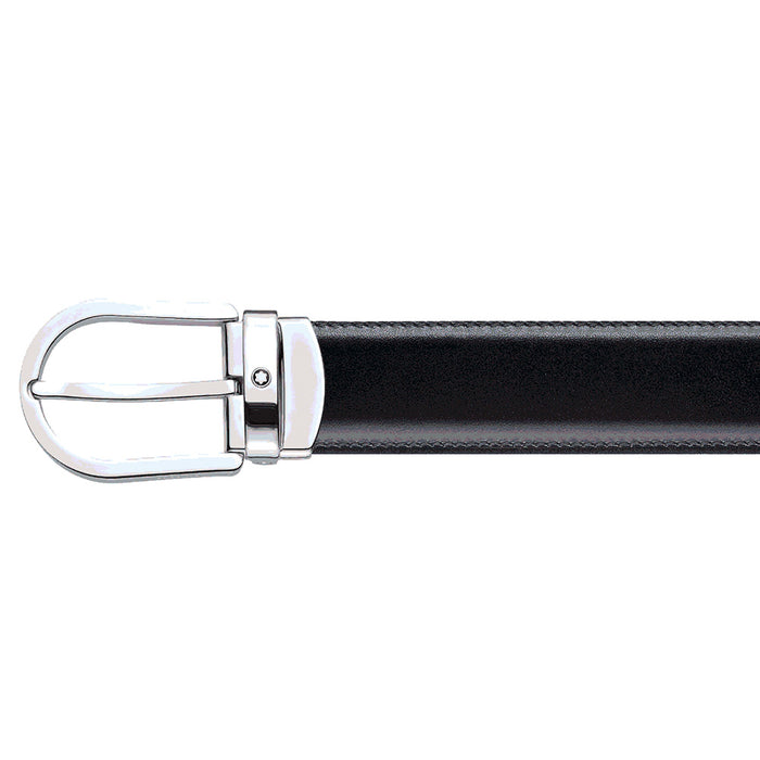 Montblanc Cinturón piel negro/marrón
