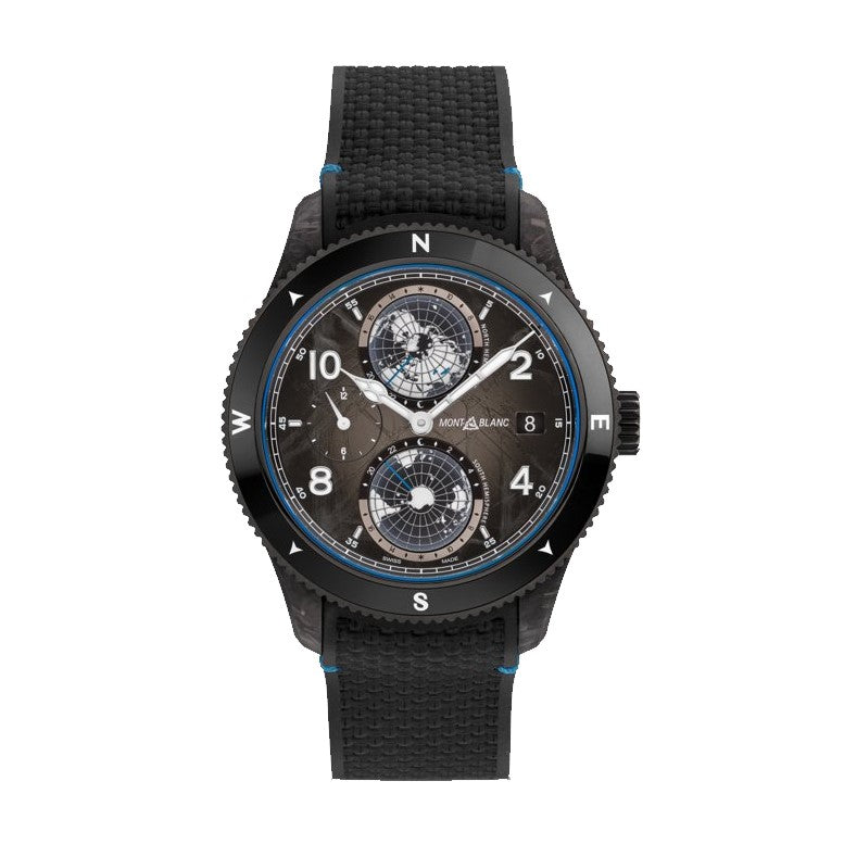 Montblanc 1858 Geosphere Carbo Oxygen Ed. Limitada 43mm