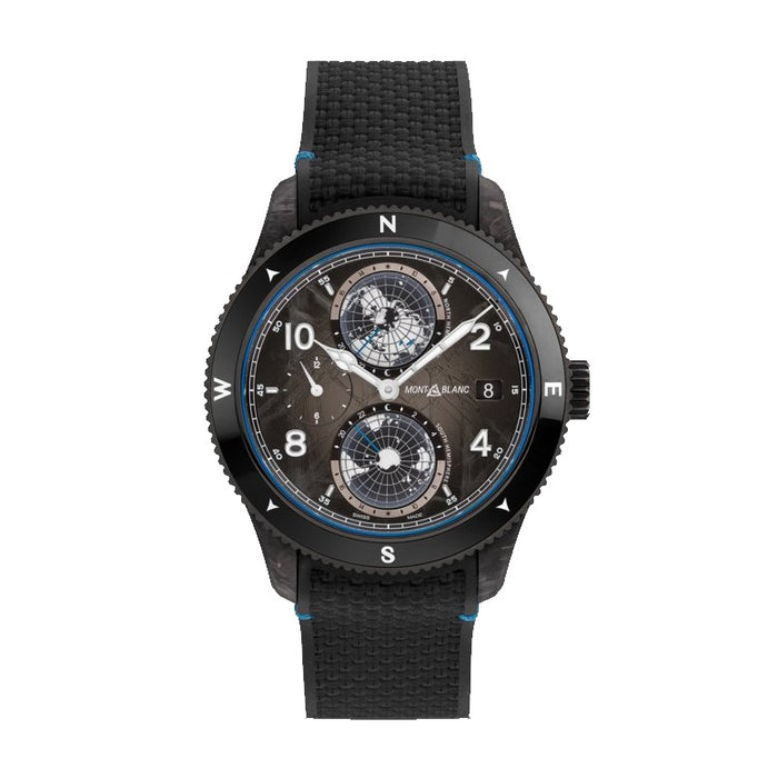 Montblanc 1858 Geosphere Carbo Oxygen Ed. Limitada 43mm