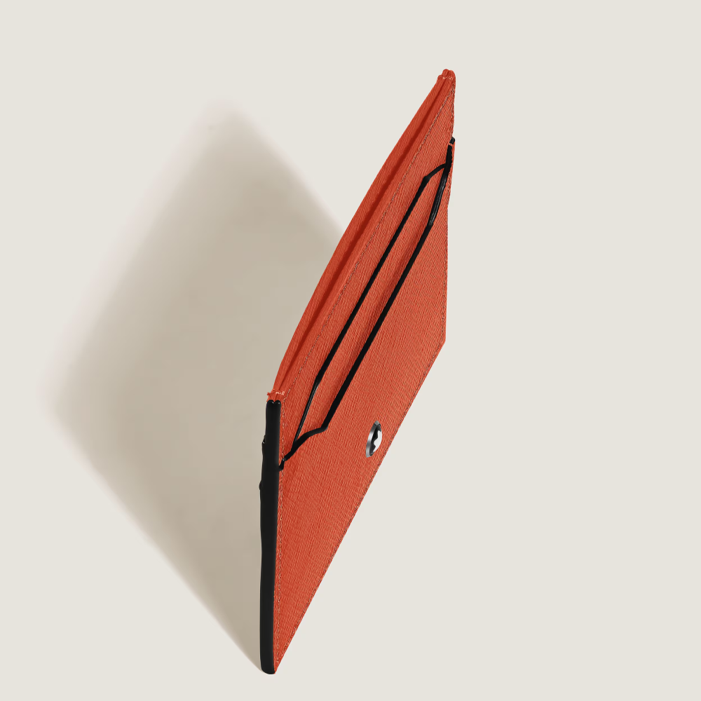 Montblanc_Tarjetero_para_5_Tarjetas_de_Piel_Sartorial_mandarina_vista_perfil
