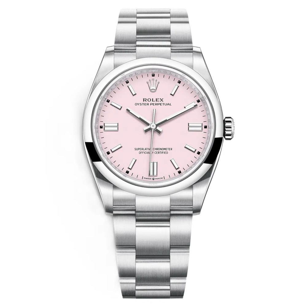 Rolex Oyster Perpetual esfera rosa 36mm