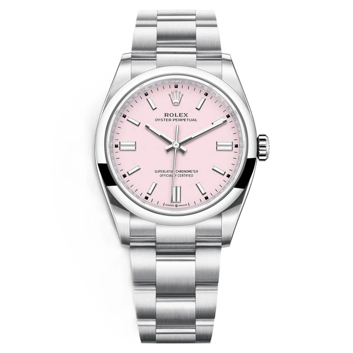 Rolex Oyster Perpetual esfera rosa 36mm