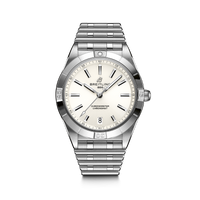 Reloj-señora-breitling-chronomat-36-acero-esfera-blanca-automatico - Ref A10380101A3A1 Chocron Joyeros 