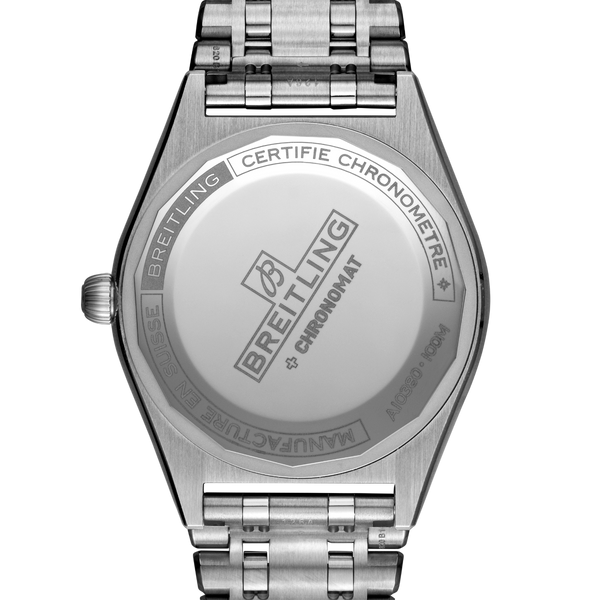 Breitling Chronomat 36 mm Acero Esfera Blanca Automatic