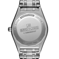 Breitling Chronomat 36 mm Esfera Verde Acero y Diamantes Automatic