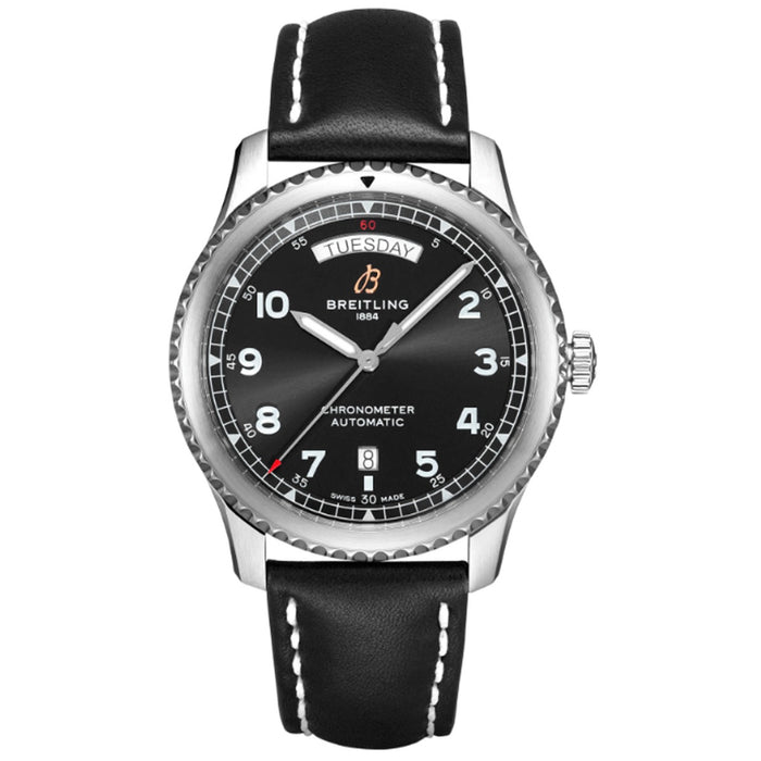 A45330101B1X1_reloj Breilting Aviator 8 day-date 41 negro_Chocrón Joyeros