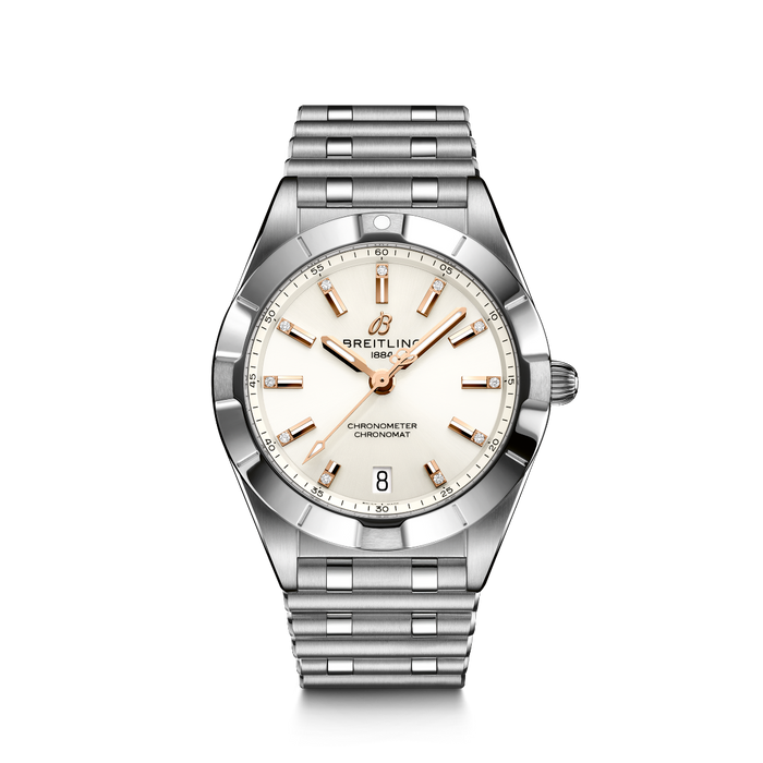 Reloj-señora-breitling-chronomat-32-acero-diamantes-cuarzo - Ref A77310101A3A1 Chocron Joyeros