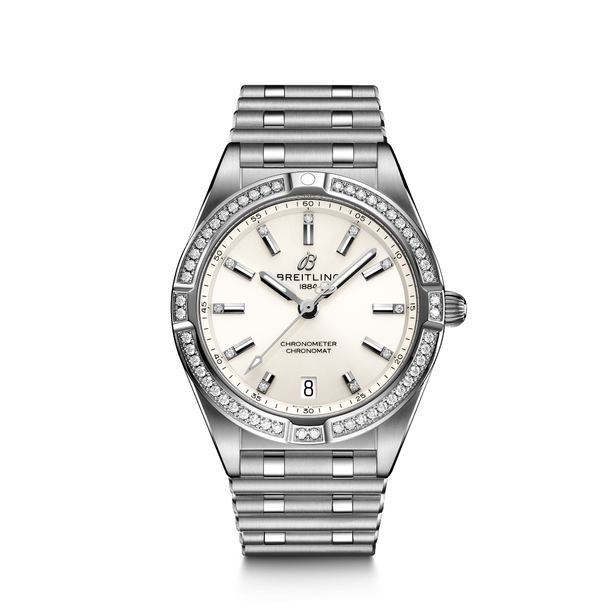 Reloj-señora-breitling-chronomat-32-acero-diamantes-cuarzo - Ref U77310591A1A1 Chocron Joyeros