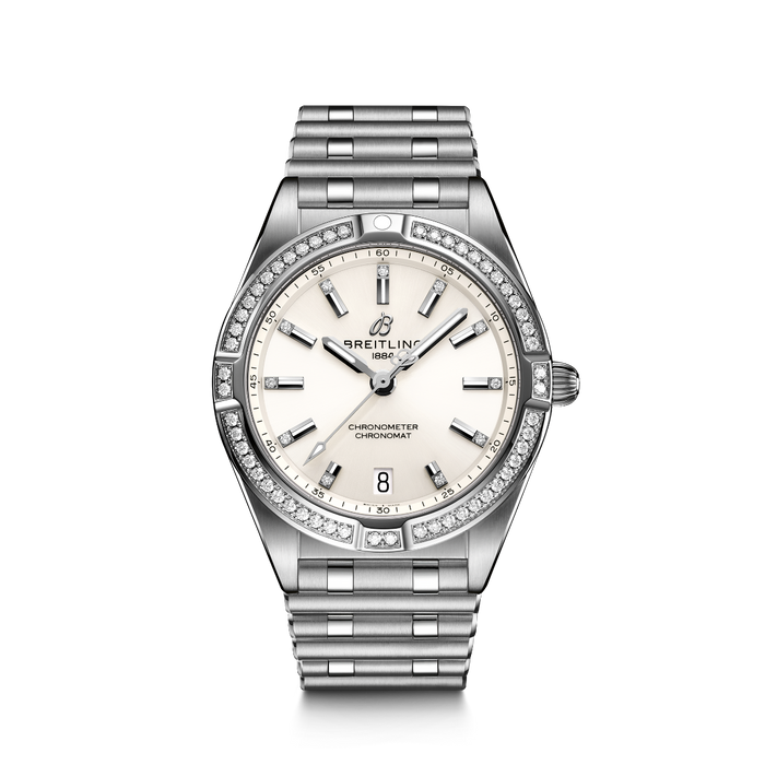 Reloj-señora-breitling-chronomat-32-acero-diamantes-cuarzo - Ref U77310591A1A1 Chocron Joyeros