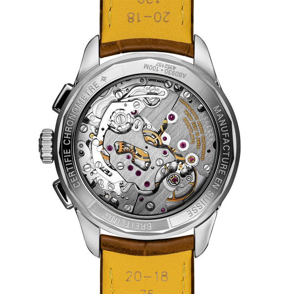 Reloj Hombre Breitling Premier B09 Chronograph 40 Acero Piel Esfera Verde Pistacho_AB0930D31L1P1_Chocrón Joyeros