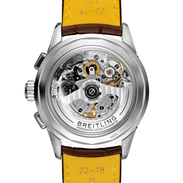 Reloj Hombre Breitling Premier B25 Datora 42 Acero Esfera Cobre_AB2510201K1P1_Chocrón Joyeros