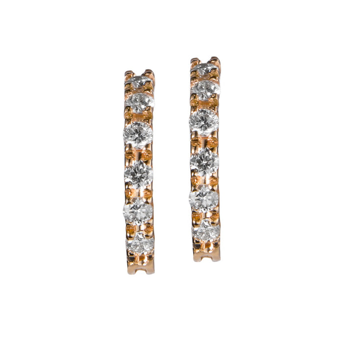 Aros-pequeños-oro-rosa-diamantes- Ref J5266PB