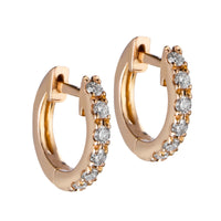 Aros-pequeños-oro-rosa-diamantes- Ref J5266PB