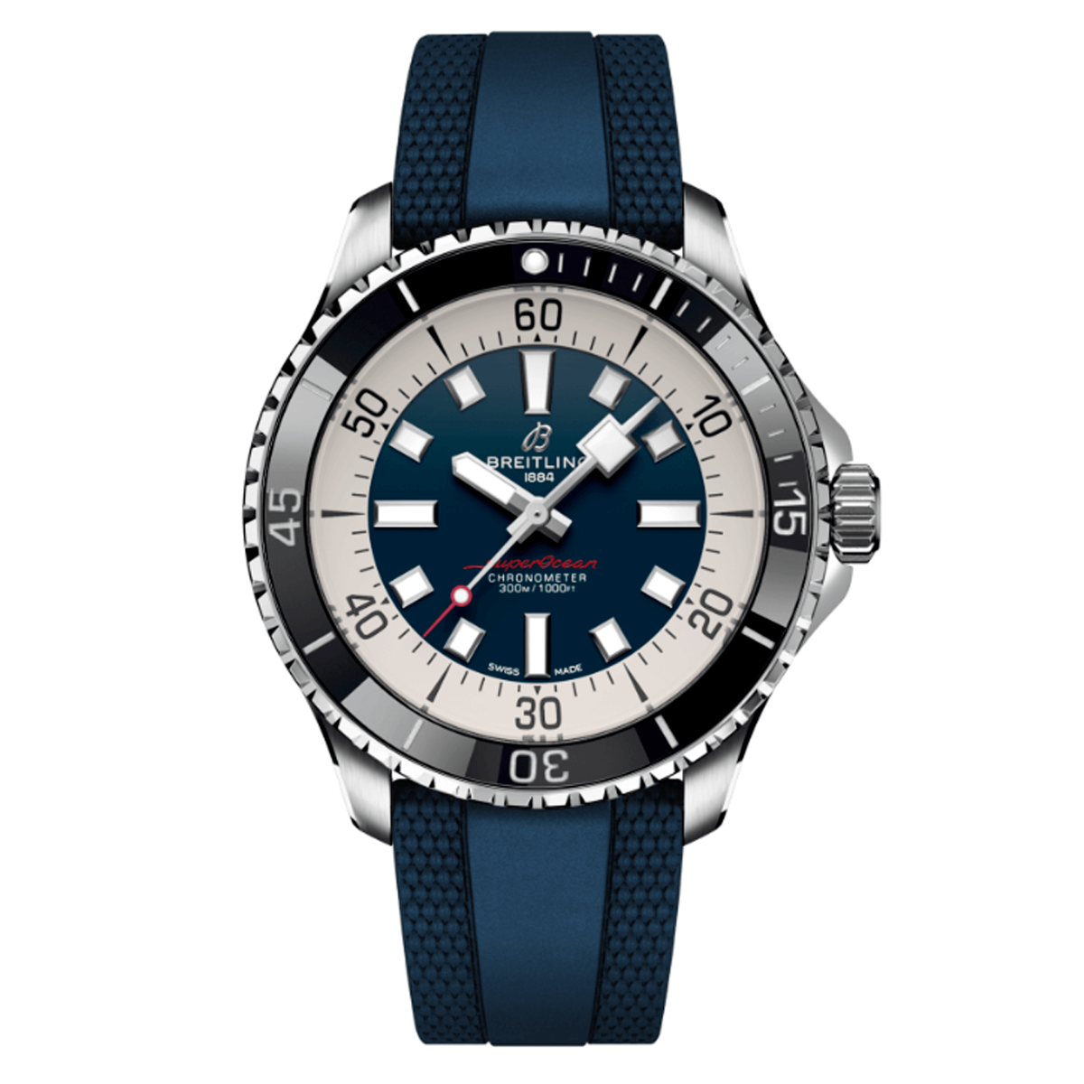 Breilting SUPEROCEAN AUTOMATIC 44 esfera azul caucho_A17376211C1S1_Chocron