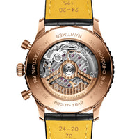 Breitling-navitimer-b01-chronograph-oro_rojo-esfera-verde-correa-46mm-RB0137241L1P1-vista-trasera