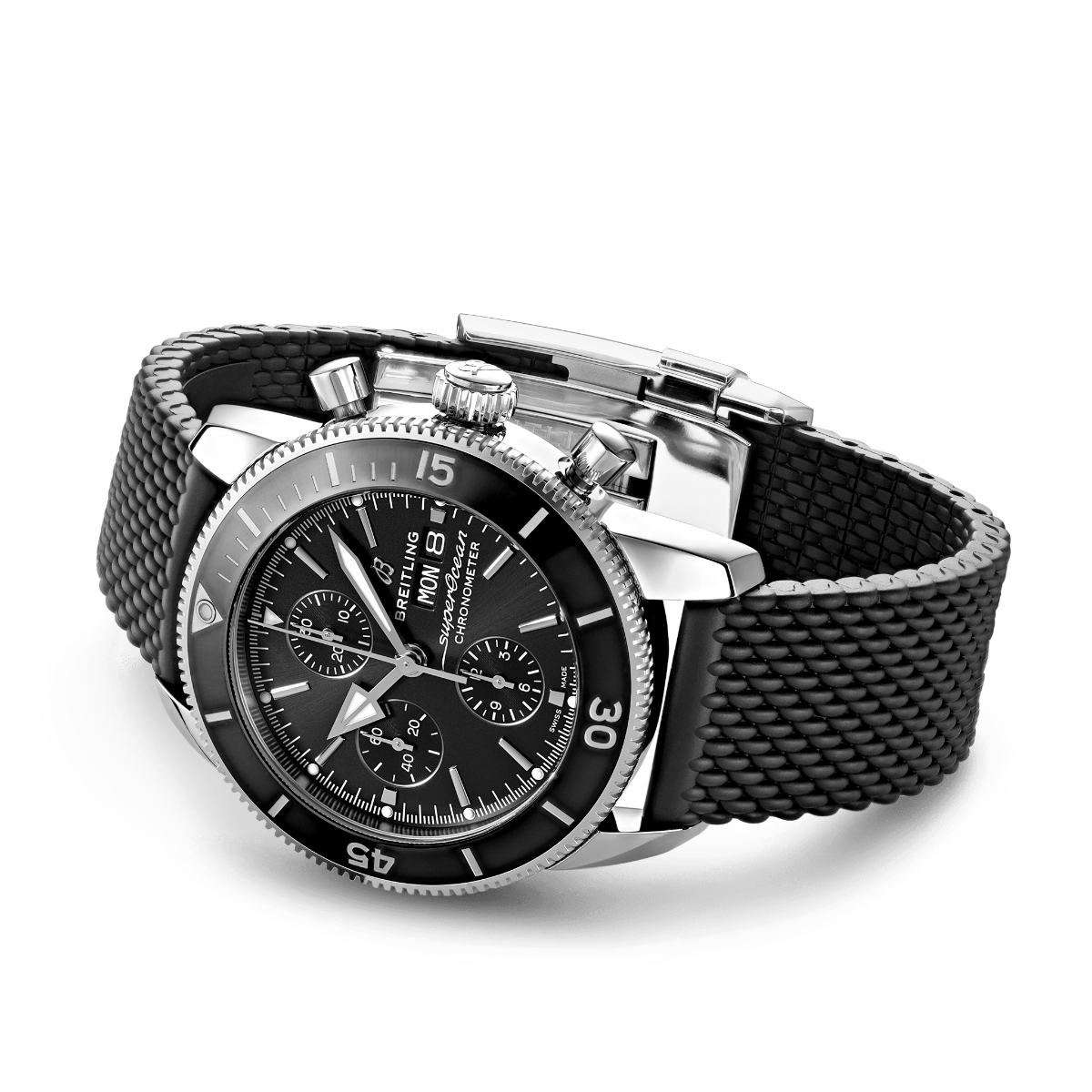 Breitling_Superocean_Heritage_II_chrono_44mm_caucho_vista_lateral